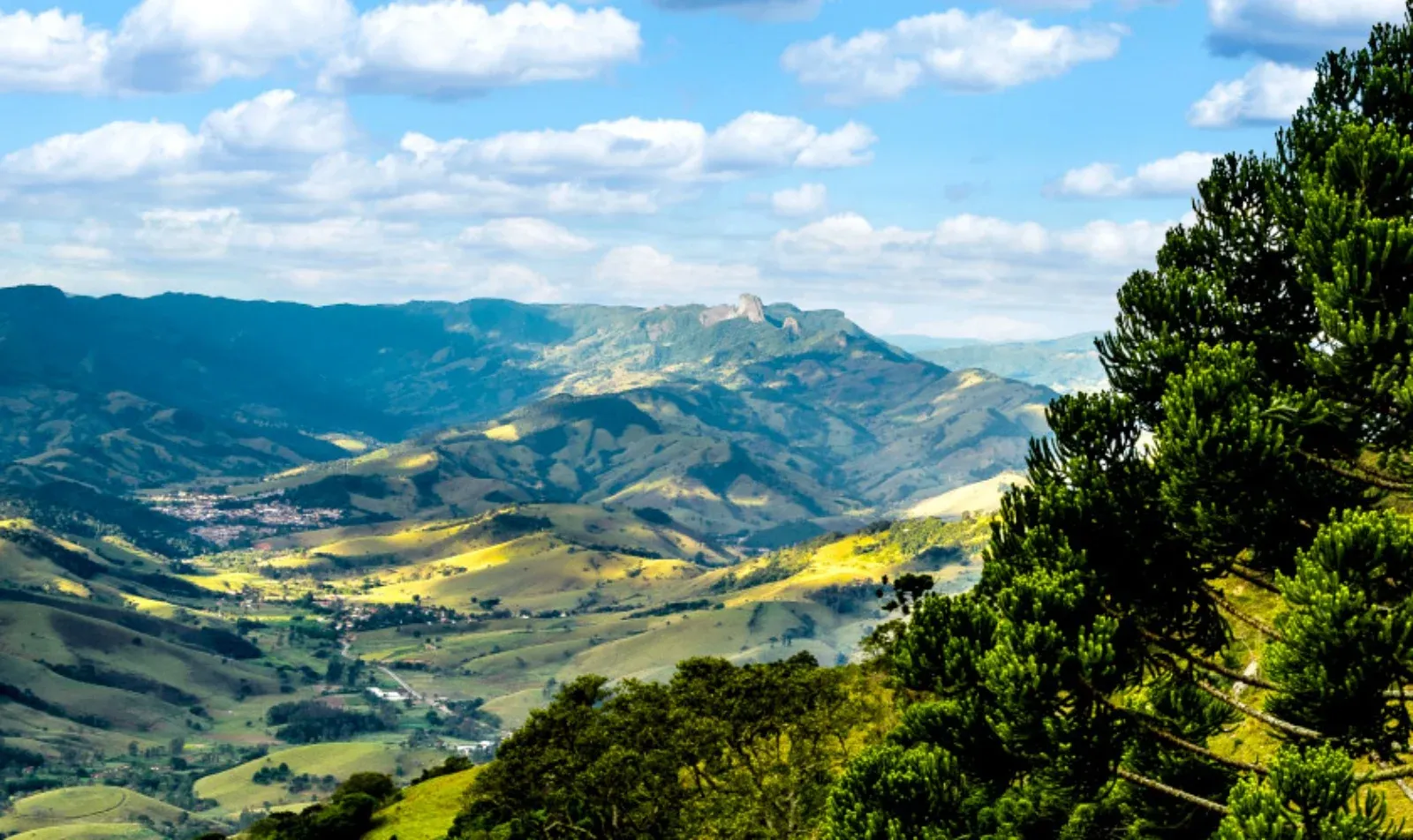 Foto da Serra da Mantiqueira, região onde a cidade de Socorro SP se encontra