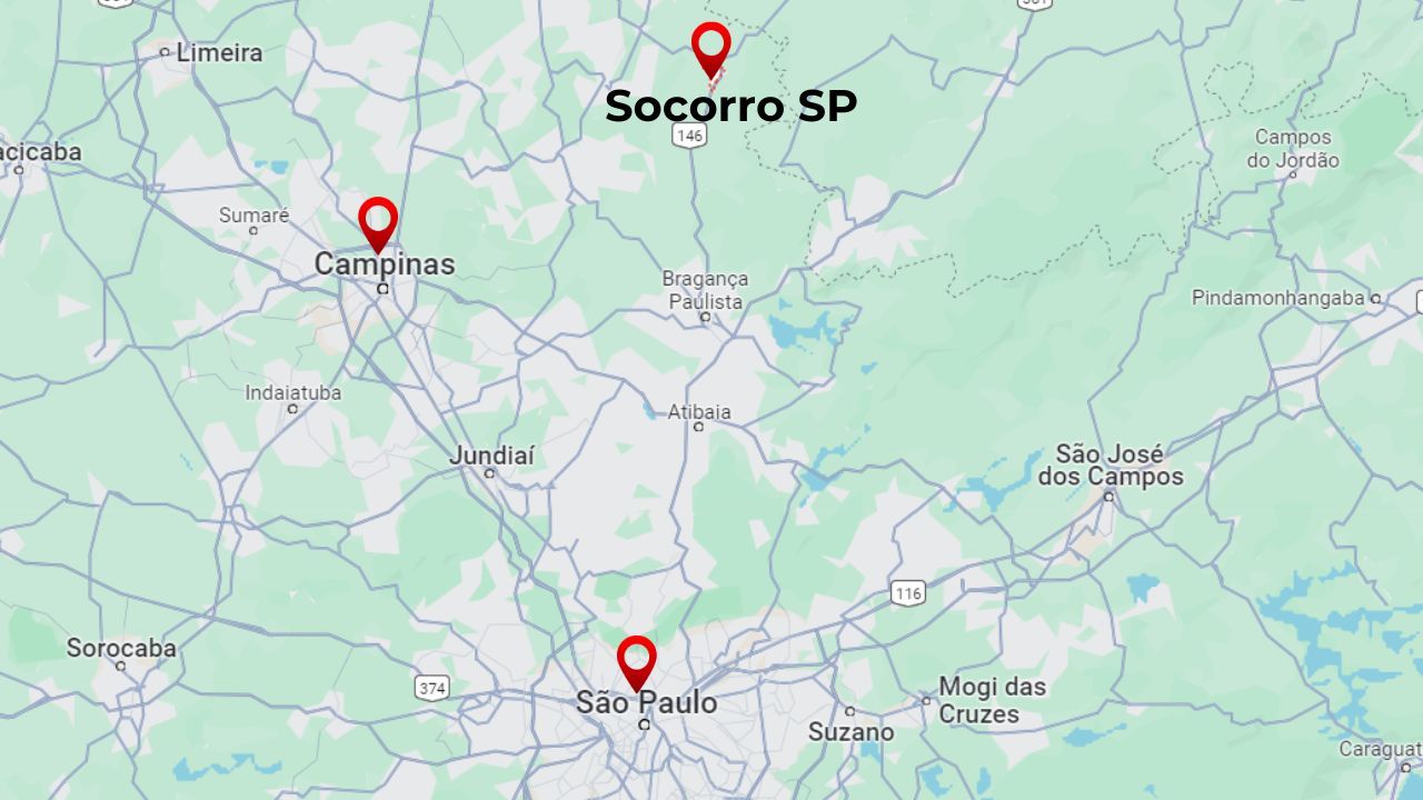 Foto da Localização de Socorro SP no Google Maps